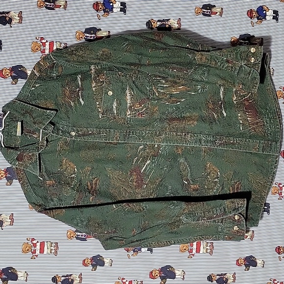 Ozark wilderness Other - Vintage 90s Ozark Wilderness Moose Hunting Button Up (Men’s Medium)